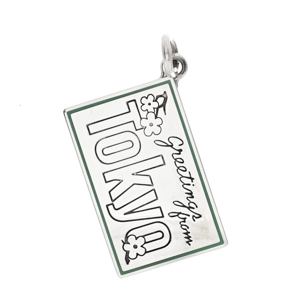 Tiffany & Co. Silver Tokyo Postcard Charm